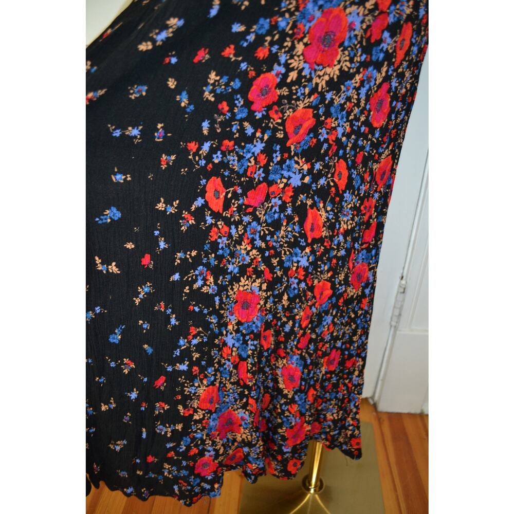 Kimchi Blue Flowy Floral Whimsygoth Phoebe Buffay Boho Maxi Dress Size 2 - Picture 2 of 8